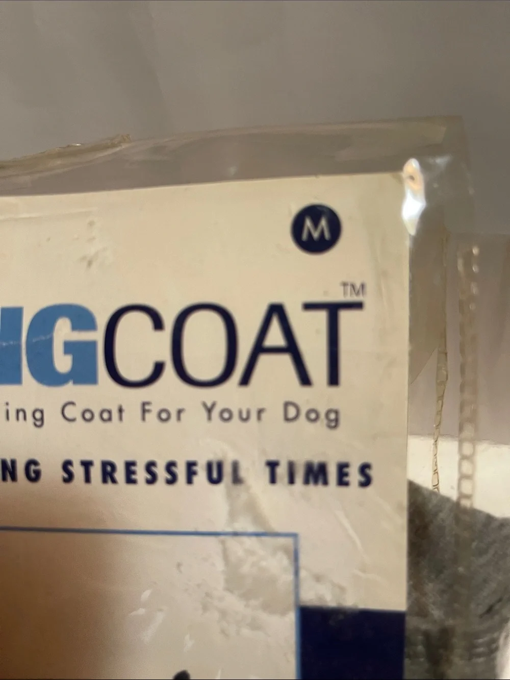 Calming Coat Anti-Anxiety Dog Vest by - Gray (M)
